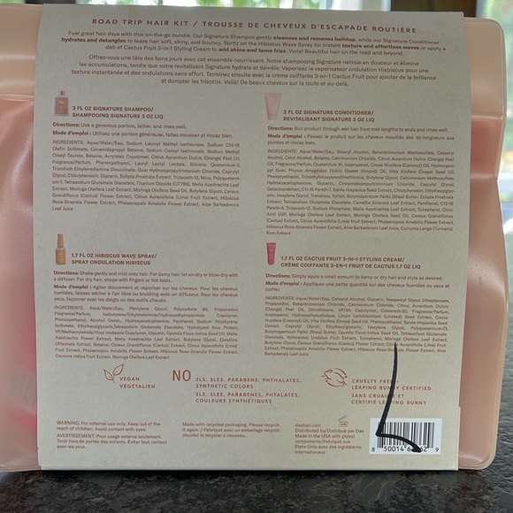 DAE Road Trip Mini Hair Set shampoo, conditioner, wave spray, styling cream $62 - Picture 8 of 8